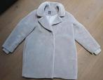 Te koop: Warme mantel/lange (teddy) jas, merk PRIMARK Mt: 42, Primark, Maat 42/44 (L), Ophalen of Verzenden, Grijs