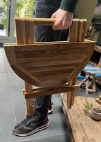 Tuintafel teak bijzettafel boottafel klaptafel strand tafel, Verburgt Vintage, Nieuw, Ophalen of Verzenden, https://verburgtvintage.nl/#contact