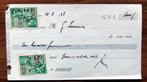 Twee uitgeschreven cheques Belgie met zegels, Verzenden, Overige typen