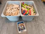 Grote set Kapla houten bouwstenen, Ophalen of Verzenden, Zo goed als nieuw, Overige merken
