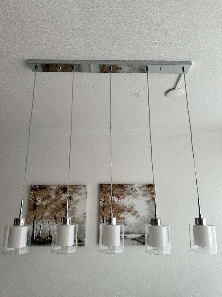 Moderne woonkamerlampen!, Huis en Inrichting, Lampen | Hanglampen, Zo goed als nieuw, Minder dan 50 cm, Ophalen