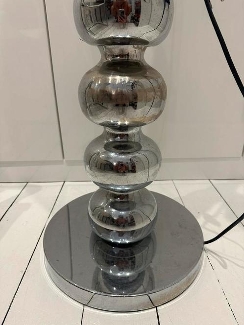 Hoge moderne Chrome bollamp, Huis en Inrichting, Lampen | Vloerlampen, Ophalen of Verzenden