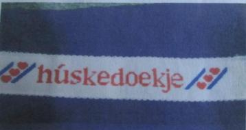 borduurpakket Friese tekst - Hûskedoekje ( Gastendoekje ) 4= beschikbaar voor biedingen