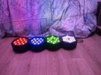 4x 36 LED DMX RGB par licht RGB met afstandbediening in doos, Nieuw, Kleur, Ophalen of Verzenden, Licht