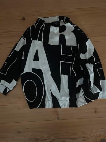 Monari trui sweater maat 40 L zwart wit beschikbaar voor biedingen