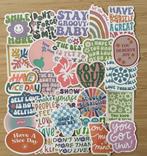 Pastel motiverende tekst stickers, Verzenden, Nieuw, Meerdere stickers