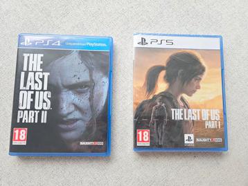 Playstation Last of Us part 1 & 2 beschikbaar voor biedingen