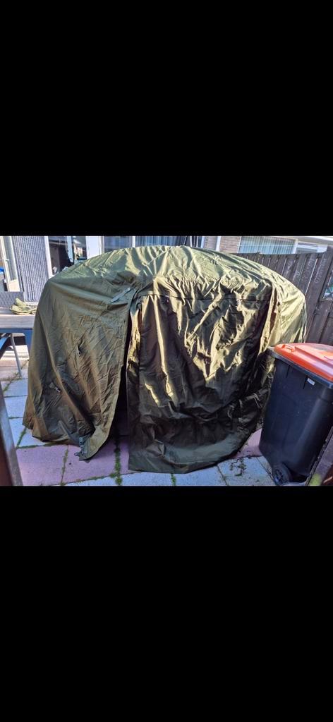 Sonik xtractor XL bivvy met skullcap overwrap en veel meer, Watersport en Boten, Hengelsport | Karpervissen, Zo goed als nieuw