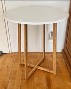 Bamboe bijzettafel/ koffie tafel, 45 tot 60 cm, Minder dan 55 cm, Rond, Ophalen of Verzenden