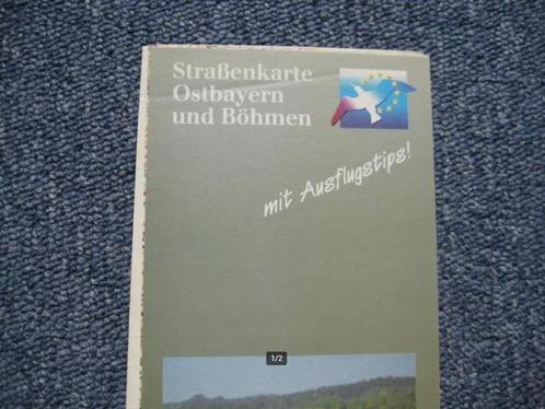 wegenkaart Ost-Bayern - Bohemen, Boeken, Atlassen en Landkaarten, Gelezen, Landkaart, Duitsland, 1800 tot 2000, Verzenden