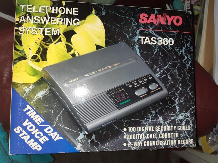Telefoonbeantwoorder Sanyo TAS 360, Telecommunicatie, Antwoordapparaten, Nieuw, Meerdere boodschappen, Ophalen of Verzenden
