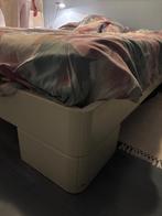 Bed 140 x 200 met Sleep en dream lattenbodems, Ophalen, Wit, Tweepersoons, 140 cm