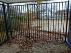 spijlenhekwerk hekwerk, Tuin en Terras, Ophalen, Zo goed als nieuw, IJzer, Met poort