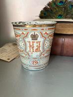 Antieke emaille beker 1896,  Tsaar Nicolaas II, Antiek en Kunst, Ophalen of Verzenden