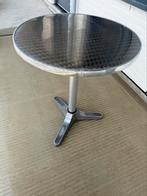 Horeca Bistro tafel aluminium, Ophalen, Rond, 60 cm of meer