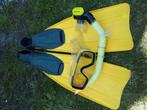 Cressi sub clio flippers maat 41-42 met duikbril en snorkel, Ophalen, Gebruikt, Duikbril of Snorkel