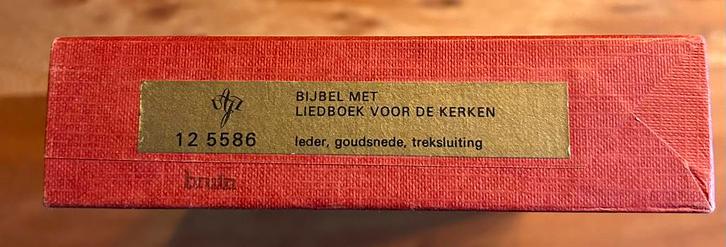 Bijbel met liedboek voor de kerken - Jongbloed - Zetka, Antiek en Kunst, Antiek | Boeken en Bijbels, Ophalen of Verzenden