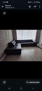 Leren bank, Huis en Inrichting, Ophalen, Gebruikt, Leer