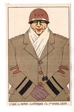 2e Wereldoorlog  Cartoon Gen. Patton USA army, Verzenden, 1960 tot 1980, Ongelopen, Politiek en Historie