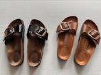 Birkenstock Zwate Lak + Vetleer - Cognac maat 39, Slippers, Overige kleuren, Ophalen of Verzenden, Zo goed als nieuw