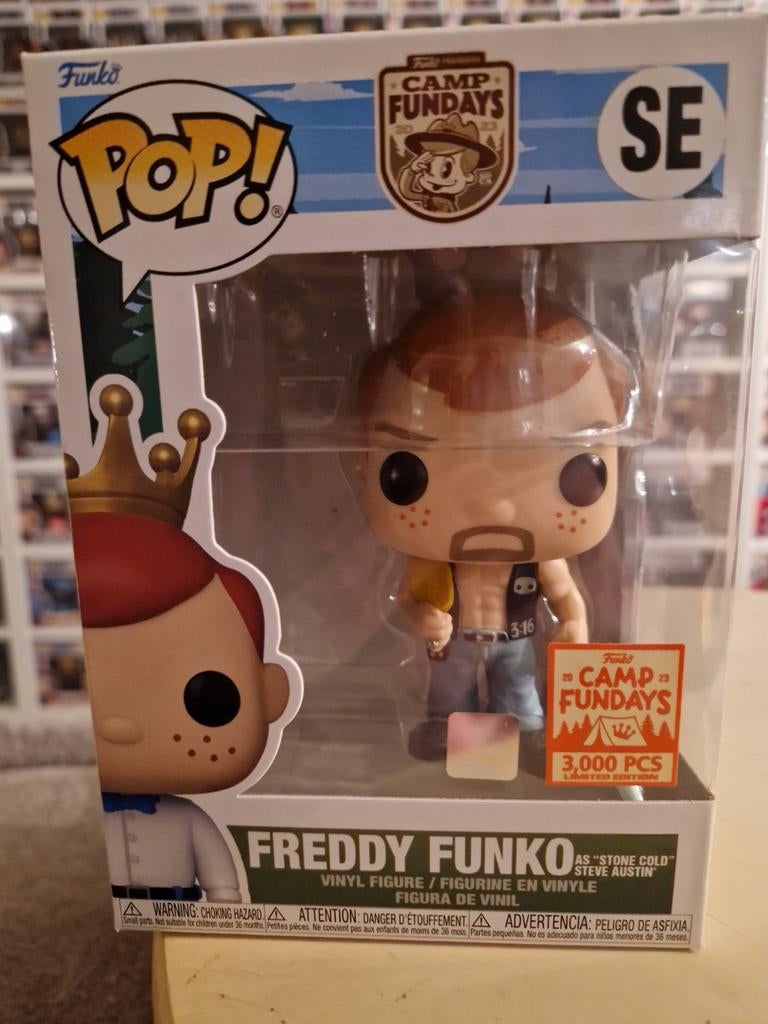 Freddy Funko as Stone Cold Steve Austin limited 3000 pcs, Verzamelen, Ophalen of Verzenden, Nieuw