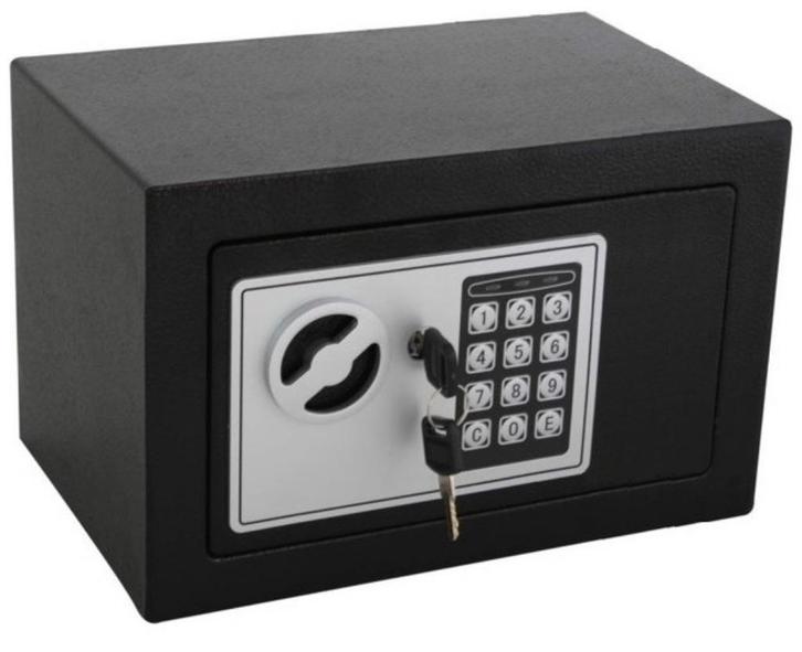 Elektronische kluis met code en 2 sleutels Nieuw Groot model, Huis en Inrichting, Brandblussers en Brandkasten, Nieuw, Ophalen of Verzenden