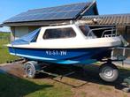 Pilot 520 met 50 pk 2t Yamaha en Riba trailer te koop, Watersport en Boten, Vis- en Consoleboten, Ophalen, Gebruikt, 30 tot 50 pk