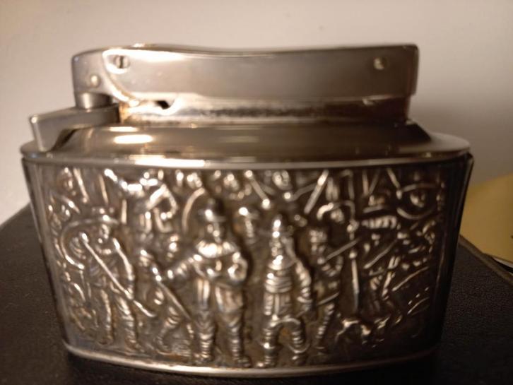 Mylflam Diploma aansteker - decoratie met figuren, Antiek en Kunst, Antiek | Overige Antiek, Ophalen of Verzenden