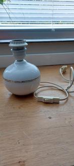 Wit porseleinen lampenvoet, Ophalen of Verzenden, Gebruikt, Minder dan 50 cm
