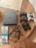 PlayStation 4 (1TB) + 2 controllers + 2 spellen, Spelcomputers en Games, Spelcomputers | Sony PlayStation 4, Ophalen, Gebruikt