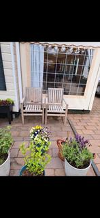 Tuinstoelen te koop van teakhout, Ophalen of Verzenden, Gebruikt, Teakhout