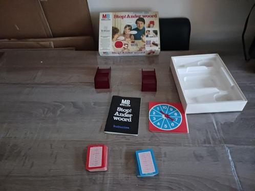Stop ander woord uit 1976, Hobby en Vrije tijd, Gezelschapsspellen | Bordspellen, Zo goed als nieuw, Een of twee spelers, Drie of vier spelers