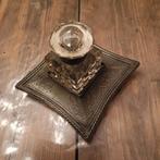 kristallen inktpot,diamant geslepen dop., Antiek en Kunst, Ophalen of Verzenden