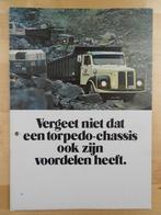 Scania Torpedo Brochure 1973 – 140 110 85 80 50, Ophalen, Zo goed als nieuw, Overige merken, Scania