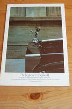 Rolls Royce "The best car in the World". 1973, Boeken, Auto's | Folders en Tijdschriften, Verzenden
