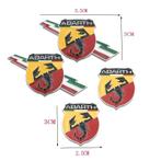 Logoset Abarth., Ophalen of Verzenden