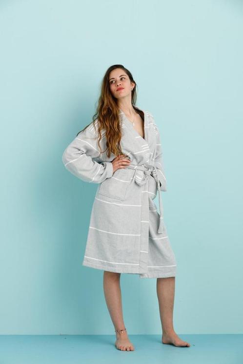 Luilak badjas grijs m, Kleding | Dames, Badmode en Zwemkleding, Nieuw, Overige typen, Grijs, Ophalen of Verzenden