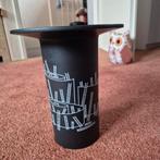 Kraag vaas Rarities mat zwart, Ophalen of Verzenden