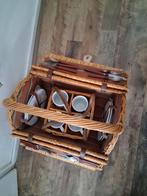 Picknickmand 4 personen - Compleet!, Ophalen of Verzenden, Zo goed als nieuw, Zonder inhoud