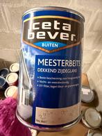 Cetabever dekkende beits ral 9001, gebroken wit 0,75liter, Ophalen of Verzenden, Nieuw