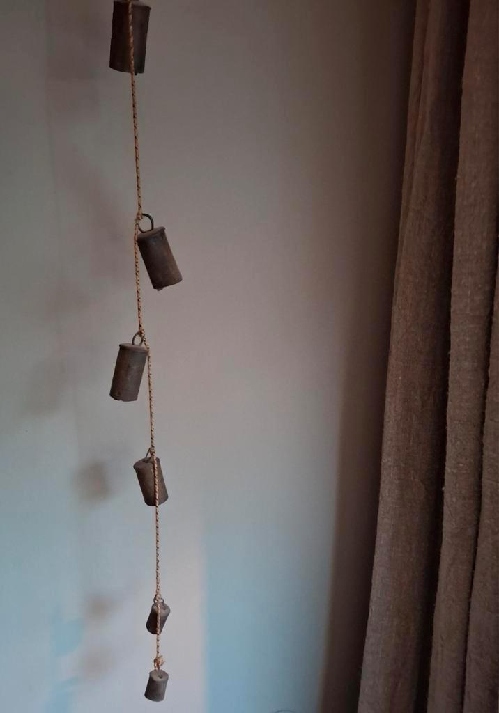 Decoratieve windgong met 6 belletjes, Huis en Inrichting, Woonaccessoires | Wanddecoraties, Gebruikt, Ophalen of Verzenden
