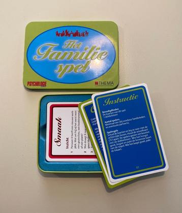 Het Familie spel - Uitgeverij Thema in samenwerking met  beschikbaar voor biedingen