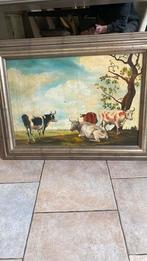 Koien in de wei, Antiek en Kunst, Kunst | Schilderijen | Klassiek, Ophalen