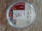 Zilveren replica 1 gulden 1824 Willem I, 1 gulden, Zilver, Ophalen of Verzenden, Koning Willem I