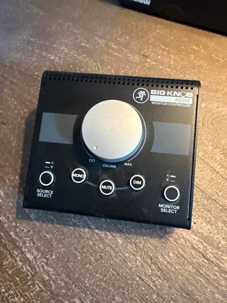 Mackie Big Knob Passive Monitor Controller, Muziek en Instrumenten, Mengpanelen, Gebruikt, Minder dan 5 kanalen, Ophalen