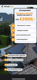 Zonnepanelen actie 8 zonnepanelen met omvormer incl install, Nieuw, Compleet systeem, Ophalen of Verzenden