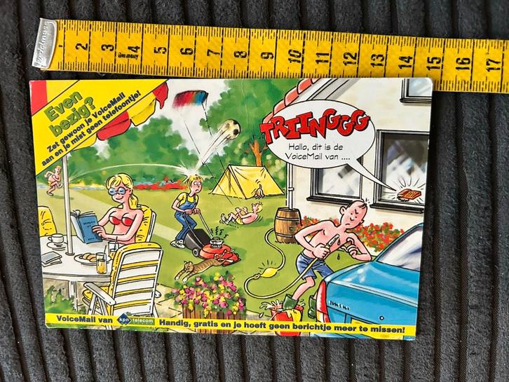 441.Kaart reclame KPN Telecom, Verzamelen, Ansichtkaarten | Themakaarten, 1980 tot heden, Ophalen of Verzenden