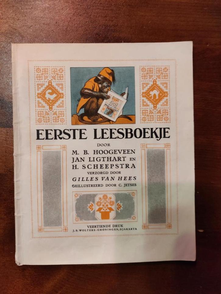 Eerste Leesboekje 1952 - 14e druk, Antiek en Kunst, Antiek | Speelgoed, Ophalen of Verzenden