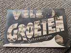 Scheveningen vele groeten, Verzamelen, Ansichtkaarten | Nederland, Ophalen of Verzenden, Voor 1920, Gelopen, Zuid-Holland