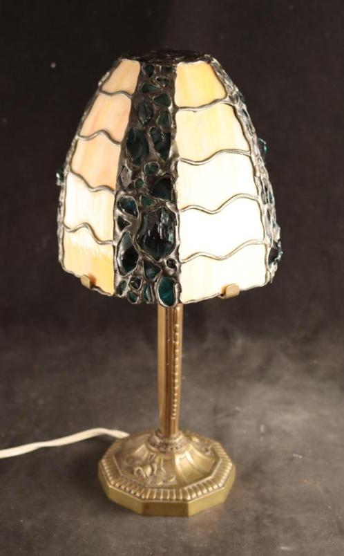 Tafellampje met bajonetfitting, Antiek en Kunst, Antiek | Lampen, Verzenden